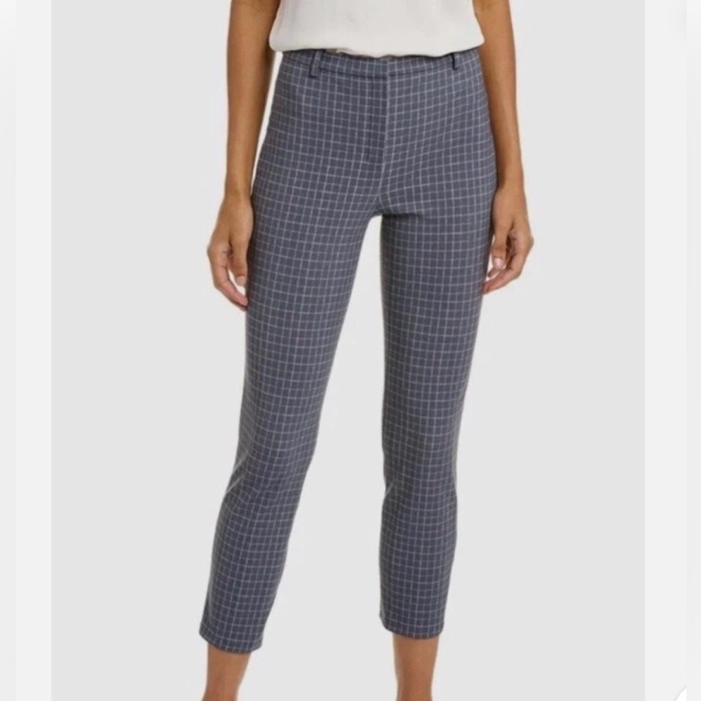 Theory Blue Windowpane Women’s Pants